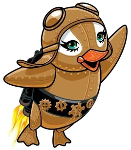 Captain Penny robot penguin