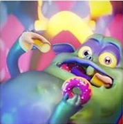 Gob, a translucent green slime-like monster