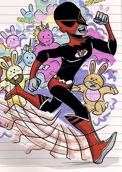 Dead Fast in his superhero costume