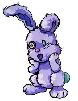 Dustin the light lavender dust bunny